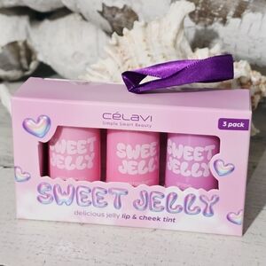Celavi - Sweet Jelly Delicious Lip & Cheek Tint Pack Of Three
